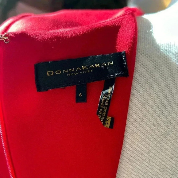 Gorgeous Donna Karan Red Cocktail/Party Dress - Picture 6 of 7
